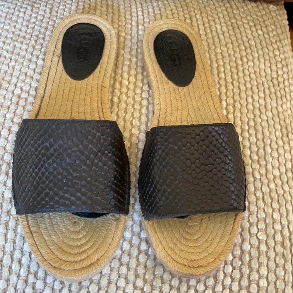 UGG espadrille sandals, size 8, EUC